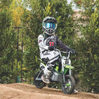 Razor SX350 Dirt Rocket McGrath Motocross Electric Bike - Green: Steel Frame, 250W Motor