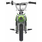 Razor SX350 Dirt Rocket McGrath Motocross Electric Bike - Green: Steel Frame, 250W Motor
