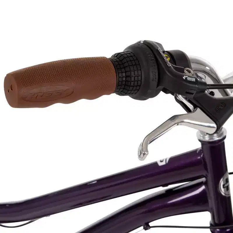 Huffy Sienna 24" G MLT SPD Comfort Bike - Gloss Eggplant