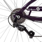 Huffy Sienna 24" G MLT SPD Comfort Bike - Gloss Eggplant