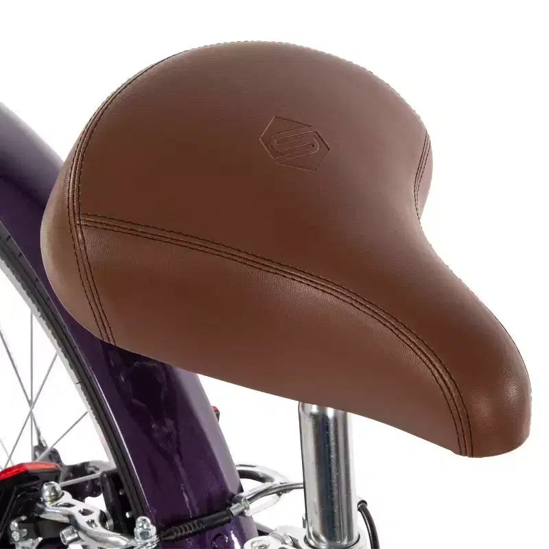 Huffy Sienna 24" G MLT SPD Comfort Bike - Gloss Eggplant