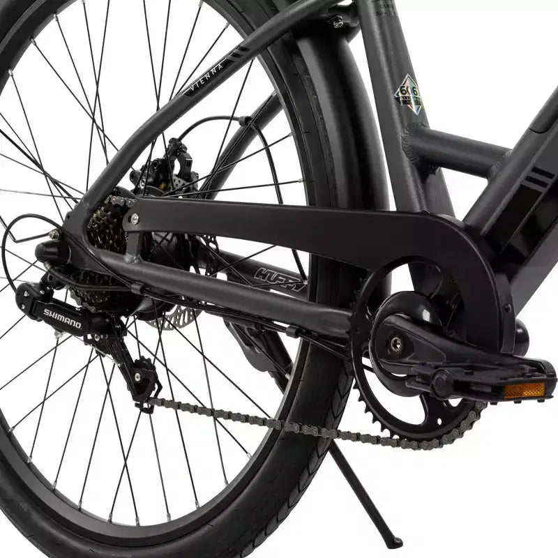 Huffy Vienna 27.5" 36V E-Bike for Adults - Matte Storm