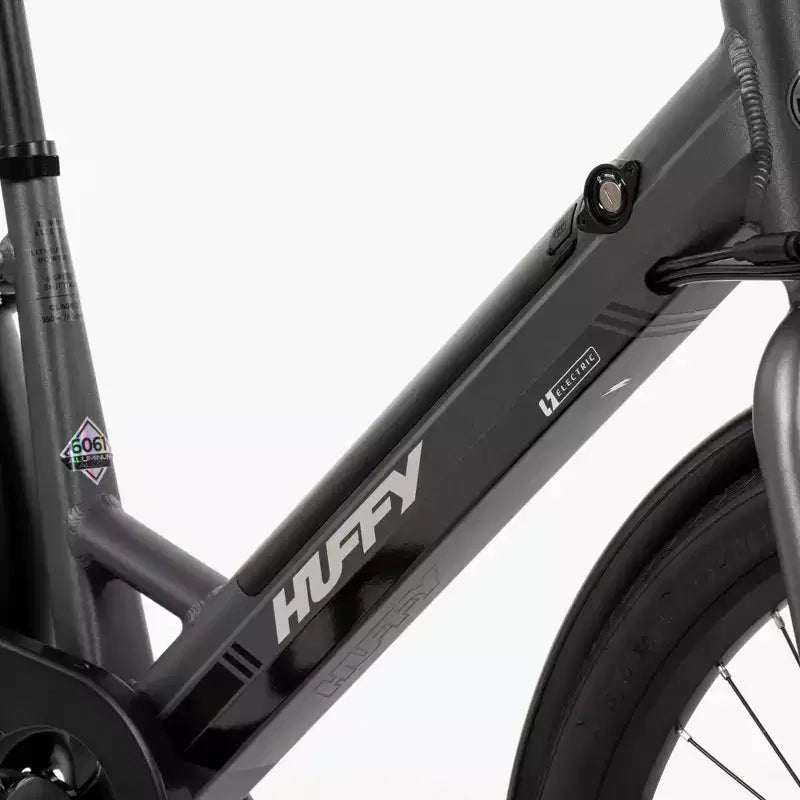 Huffy Vienna 27.5" 36V E-Bike for Adults - Matte Storm