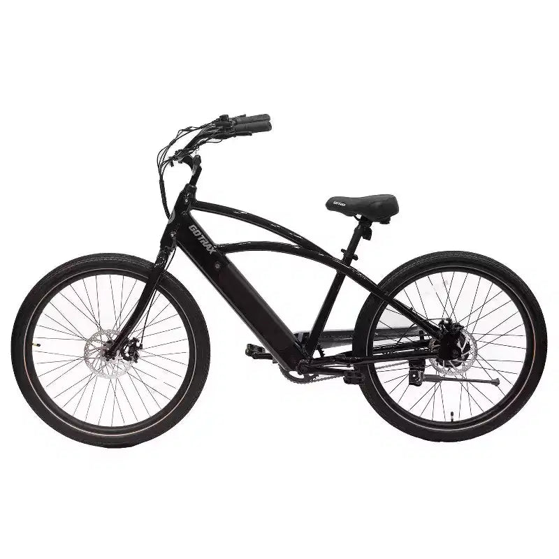 GOTRAX Adult Shoreline 27.5" Step Over Electric Cruiser Bike - Black