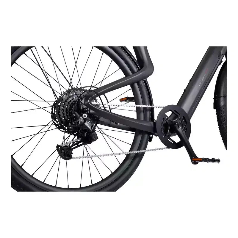 Urtopia Adult Carbon 1 Pro Smart 27.64'' Step-Over Electric Cruiser Bike - Black S