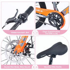 Bicycles, 20 Inch Kids Road Hybrid Bike For 7-10 Years Old Toddlers Kids, Steel Commuter Bike, Single Speed Kids Beach Road City Bike For Boys Girls