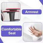 BestMassage Gaming Chair Computer Gamer Chair with Lumbar Support and Footrest Rolling Swivel Design Office Chair for Home Office and Gaming