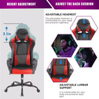 BestMassage Gaming Desk Chair Office Chair Computer Chair with Armrests 360 Swivel Lumbar Support Executive Task Chair for Adults