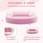 FIRNEWST Next - Level Gaming Comfort: PU Leather Ergonomic Chair with Adjustable Flip - up Armrests