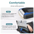 FIRNEWST Next - Level Gaming Comfort: PU Leather Ergonomic Chair with Adjustable Flip - up Armrests