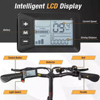 Costway 16 Folding E-Bike Portable Electric Bicycle with Peak 650 W Brushless Motor