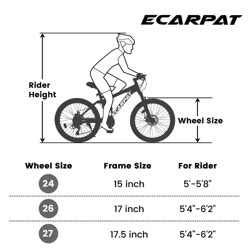 Sturdy Steel Frame for Adults, Commuting, Travel and Off-Road Cycling