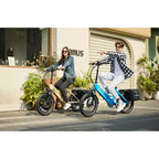GoPowerBike GoPlus Folding Electric Bike | 20 Fat Tire eBike | 500W Motor, 20mph Top Speed | 45+ Mile Range, 5 Pedal-Assist Levels | Open Box