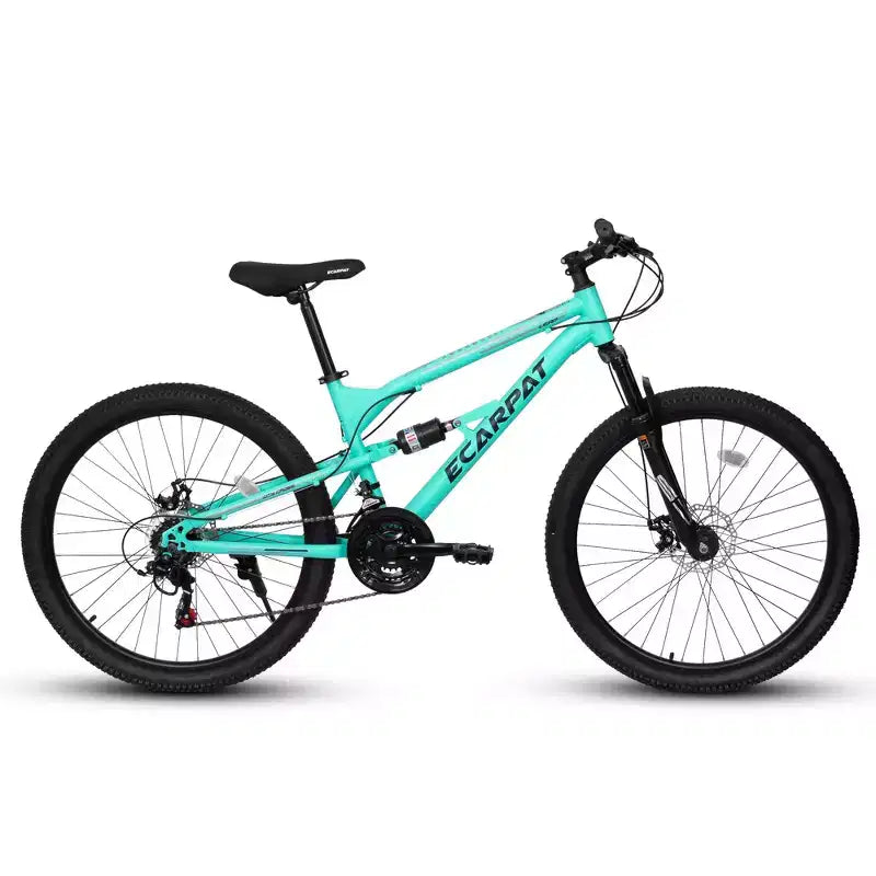 Whisen 26 Inch Steel Frame Shock Fork Plus Shock Absorber 21-speed Unisex Mountain Bike