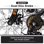Okak 26IN Mountain Bike with 21 Speeds and Disc Brakes, Kids Dirt Bike with High-Carbon Steel Frame, Mens Bike for Adult & Teenagers