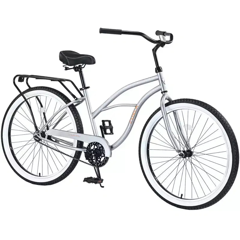 Okak 26IN Single Speed Cruiser Bikes with Steel Frame, Adult Bike with Wide Wheels and Rear Coaster Brakes, Bicycle for Mens and Women