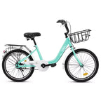 Okak 20IN Kids Bike with Lightweight Steel Frame, Kids Cruiser Bikes with Coaster Brake & V-Brake, Mini Bike with Chain Guard & Rear Rack