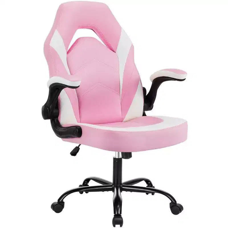 TUYOHW Ergonomic Gaming Chair,S-Shaped Backrest Office Chair with Rocking Mode & Adjustable Height,High Resilience Foam