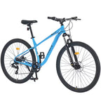 29 Inch Mountain Bike, Single Speed/ 8 Speeds , Steel Frame, Front Suspension Fork, Disc Brake Bicycle for Women Men Adult,Multi Color