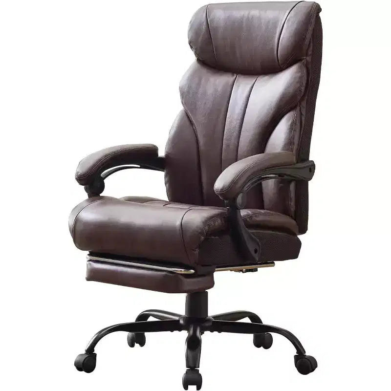 Ergonomic Office Chair,PU Gaming Chair,Adjustable Height 90 to 135 Degree Reclining, Backrest 360 Degree Swivel Wheels,350 Lbs Capacity for Office