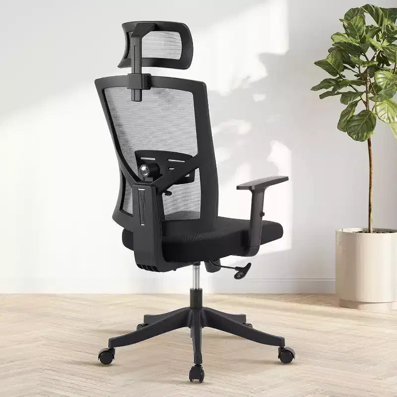 Ergonomic Office Chair ,Adjustable Mesh Desk Chair with Lumbar Support, Swivel Executive Chair on Rolling Wheels for Home, Office, Gaming
