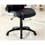 TUYOHW Adjustable Ergonomics Gaming Chair 360 Swivel Chair with Wheels,Black/Red Computer Chair for Office&Home,Versatile Leisure Chair