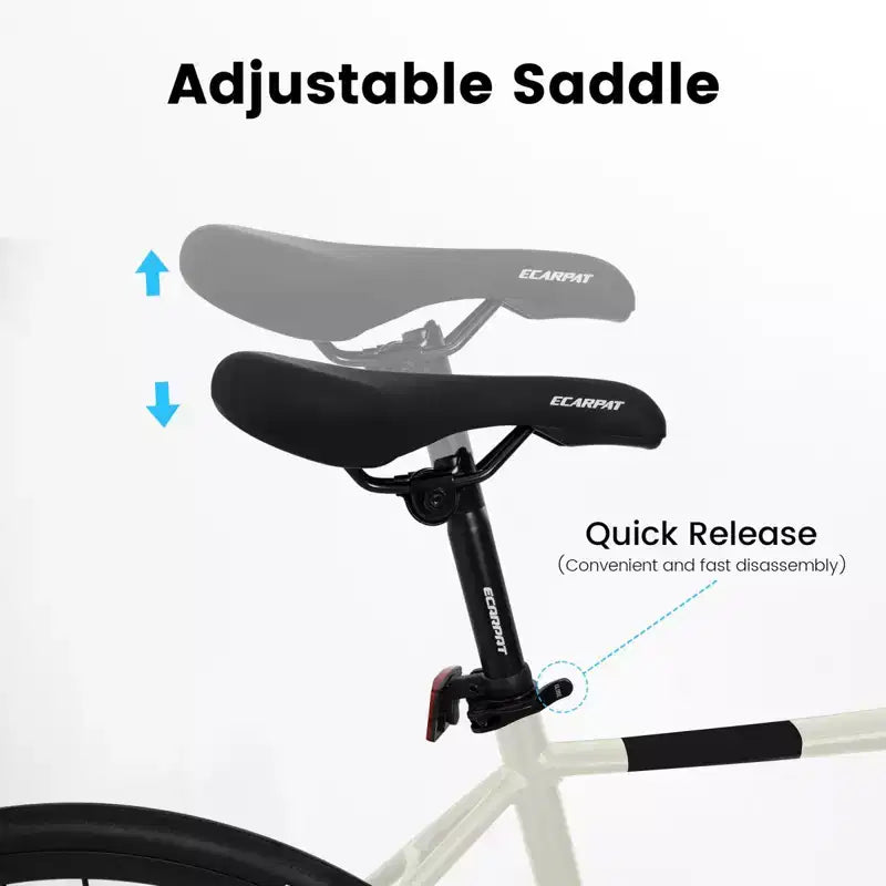 NAYSAYE 700C Road Bike 16 Speed Lightweight Aluminum Frame Bicycle with Dual Disc Brakes for Men and Women, 68*18*37.5