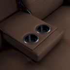 66.1 PVC Loveseat Sofa Bed with Wood Frame and Stainless Legs