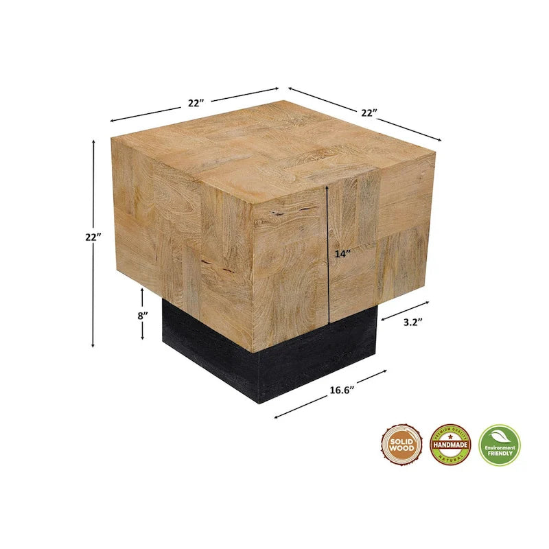 Solid Wood Living Room Table Set