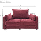 Foldable Linen Chair Bed,Floor Sleeper Sofa Bed,Circular Bed,Adjustable Futon Sofa,Folding Lazy Sofa Couch for Living Room