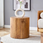 15.7 Modern Round Coffee Table with Fashionable Pattern and Stable Base for Living Room