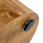 15.7 Modern Round Coffee Table with Fashionable Pattern and Stable Base for Living Room