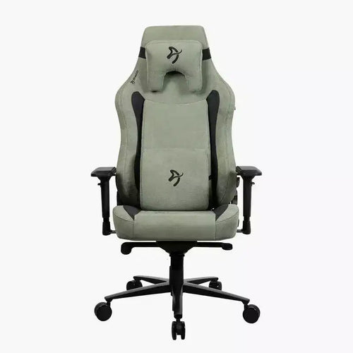 Arozzi Vernazza XL Supersoft Office and Gaming Chair with Memory Foam Lumbar Support 4D Armrest Forest