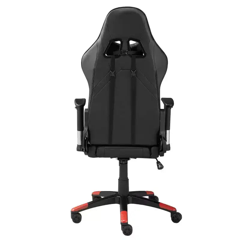 Brassex 52" Lucas Gaming Chair Black/Red