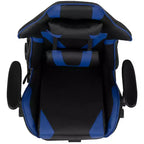 Flash Furniture X30 Gaming Chair Racing Office Ergonomic Computer Chair with Fully Reclining Back and Slide-Out Footrest in Red LeatherSoft