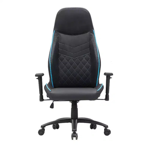 24/7 Shop At Home Ansar Diamond Stitched Faux Leather Gaming Chair