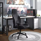24/7 Shop At Home Ansar Diamond Stitched Faux Leather Gaming Chair