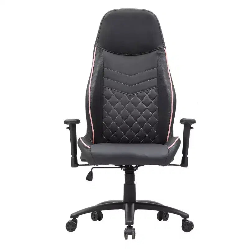 24/7 Shop At Home Ansar Diamond Stitched Faux Leather Gaming Chair