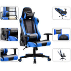 Gaming Office Chair PU Leather with Adjustable Headrest and Lumbar Pillow - GTRACING