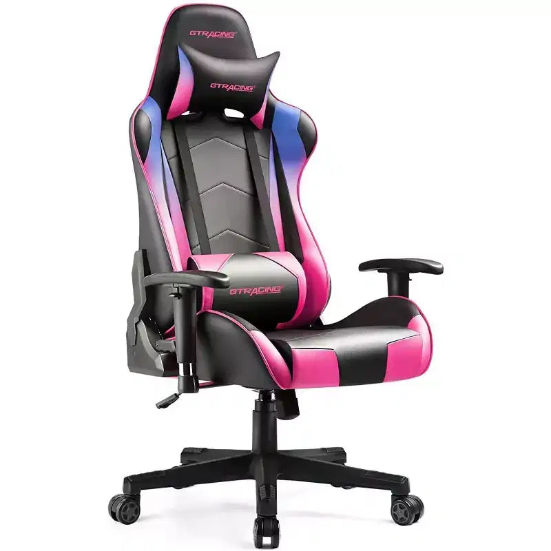 Gaming Office Chair PU Leather with Adjustable Headrest and Lumbar Pillow - GTRACING