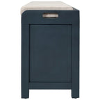 Storage Bench Entryway Bench with Removable Basket and 2 Drawers, with Removable Cushion for Living Room