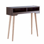 Mid-Century Modern 36-inch 2-Shelf Console Table