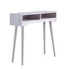 Mid-Century Modern 36-inch 2-Shelf Console Table