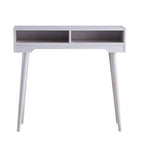 Mid-Century Modern 36-inch 2-Shelf Console Table