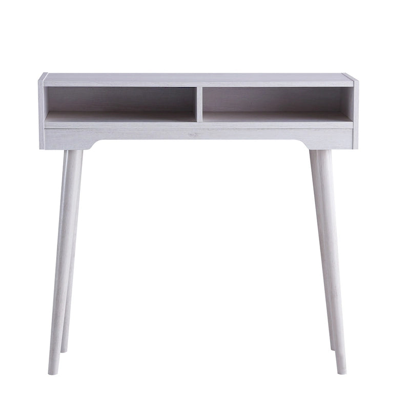 Mid-Century Modern 36-inch 2-Shelf Console Table