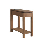 Charging Wood Side Table with Drawer