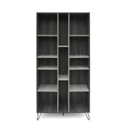 3-pc. Grey Faux Wood Entertainment Center Set