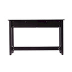 Mid-Century Modern Storage Console Table with Rattan Drawers