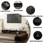 TV Stand for 90, TV Media Center, Entertainment Center Media Console