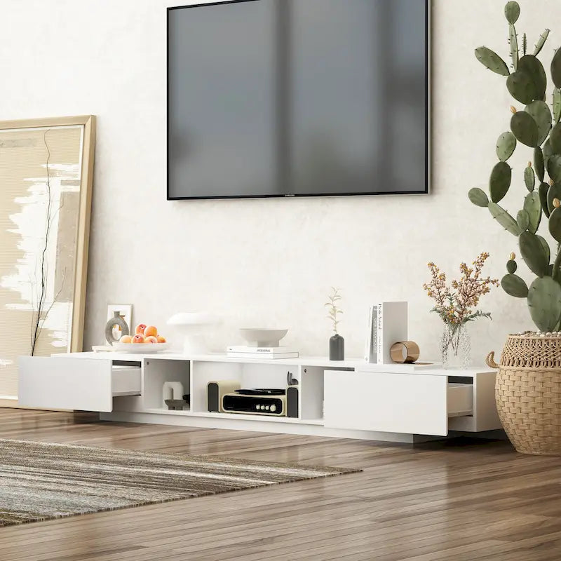 TV Stand for 90, TV Media Center, Entertainment Center Media Console